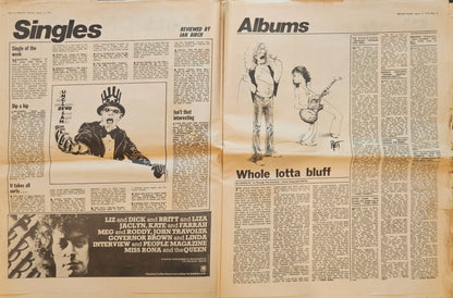 Melody Maker — August 11, 1979 | Bob Marley Cover, Led Zeppelin “In Through the Out Door” LP Review | Donnie “DK” Kretzschmar’s Closet