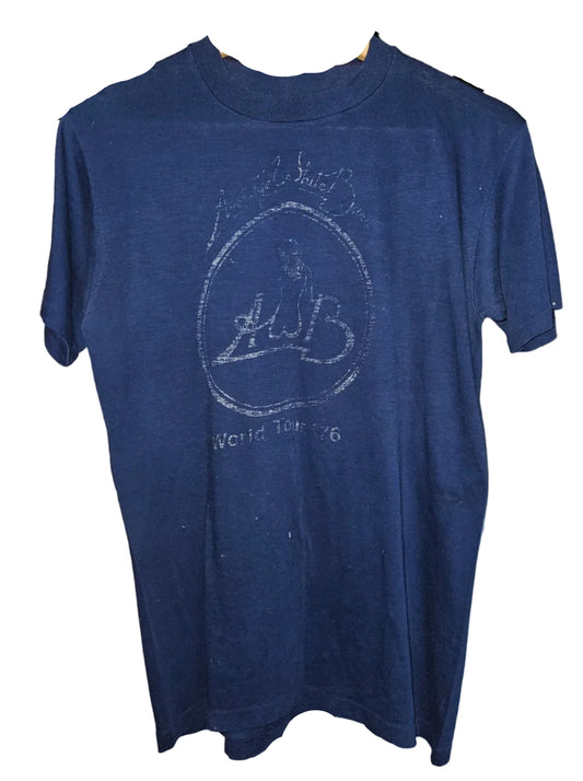 Average White Band World Tour 1976 Crew Shirt – Faded Navy