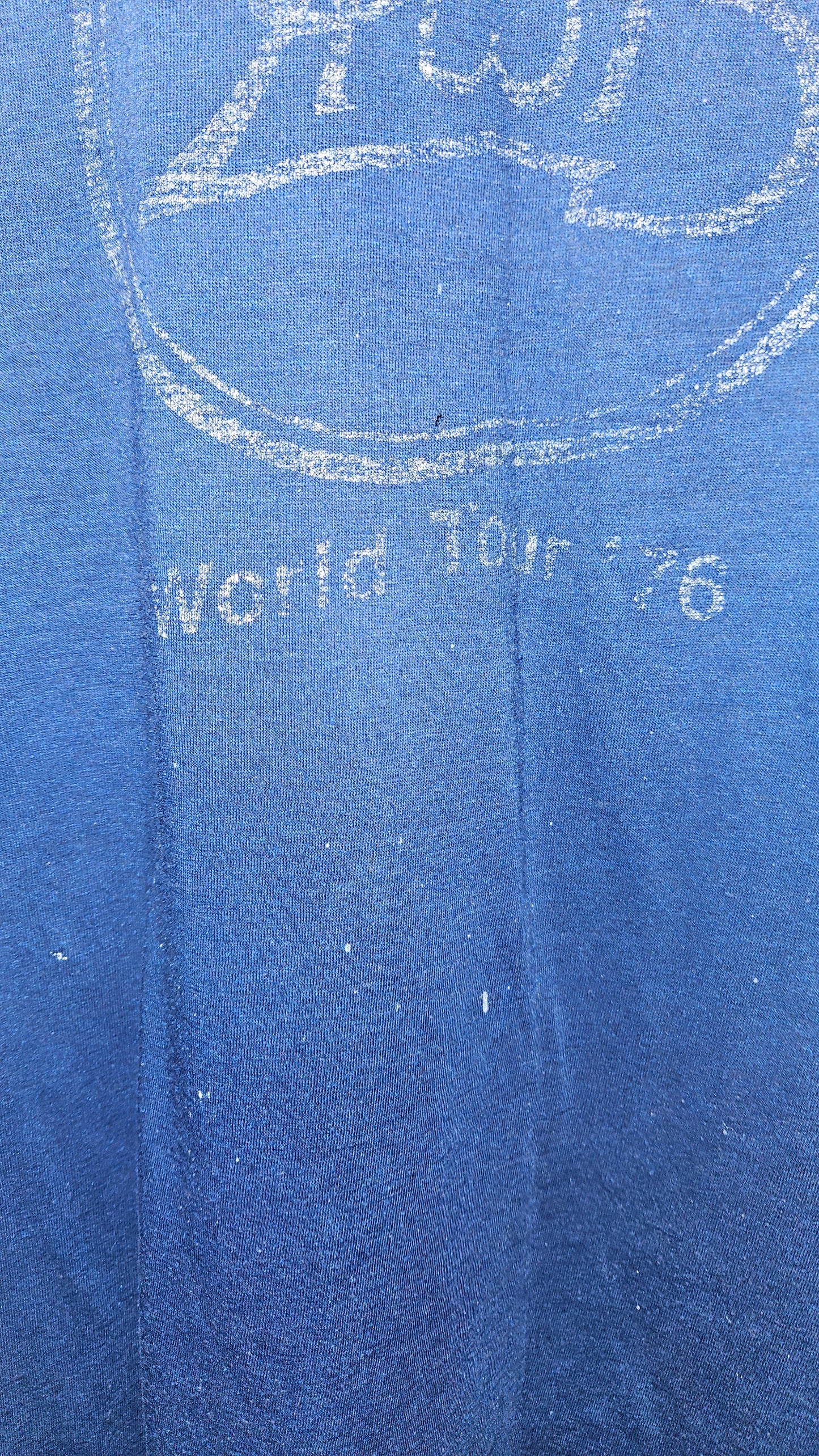 Average White Band World Tour 1976 Crew Shirt – Faded Navy