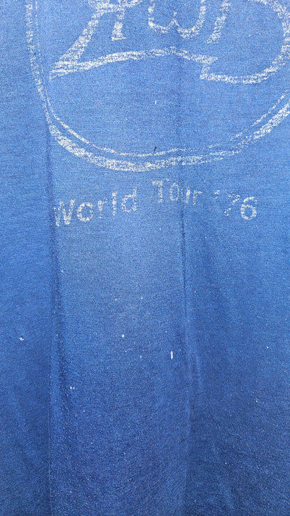 Average White Band World Tour 1976 Crew Shirt – Faded Navy
