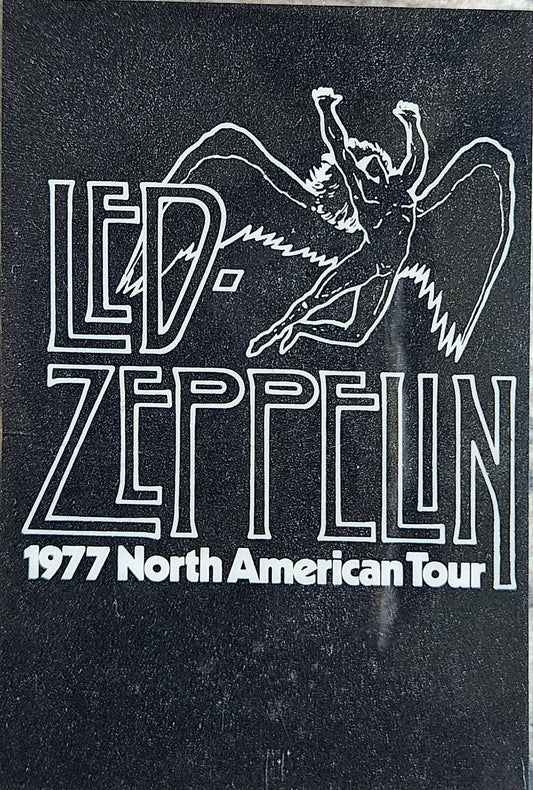 1977 Led Zeppelin North American Tour Pass - Ken Byrnes