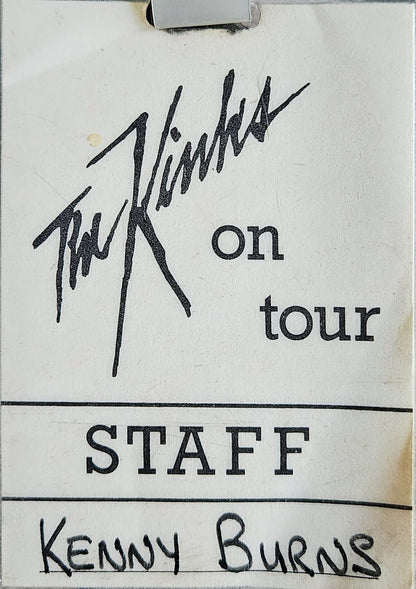 The Kinks The Road Access All Areas Pass - Ken Byrnes