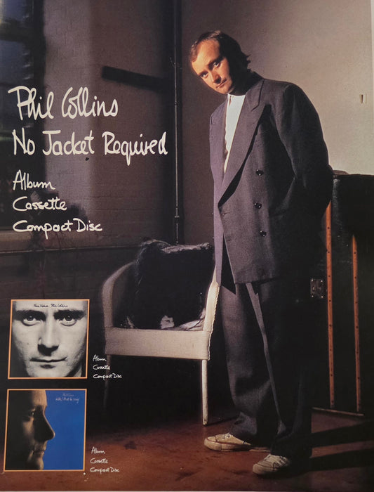 Phil Collins "No Jacket Required" 1985 Tour Program