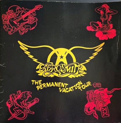 Aerosmith Permanent Vacation Tour Program - 1987-1988