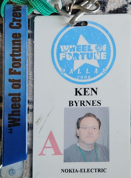 2006 Wheel of Fortune Dallas Crew Pass - Nokia Electric