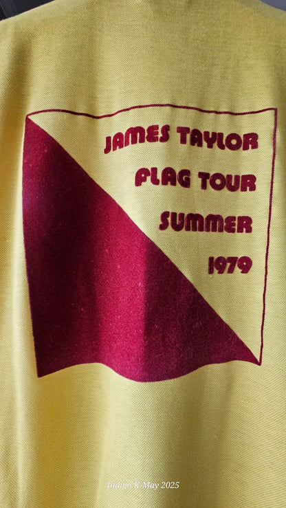 Showco James Taylor Flag Summer Tour Polo 1979 (Yellow)