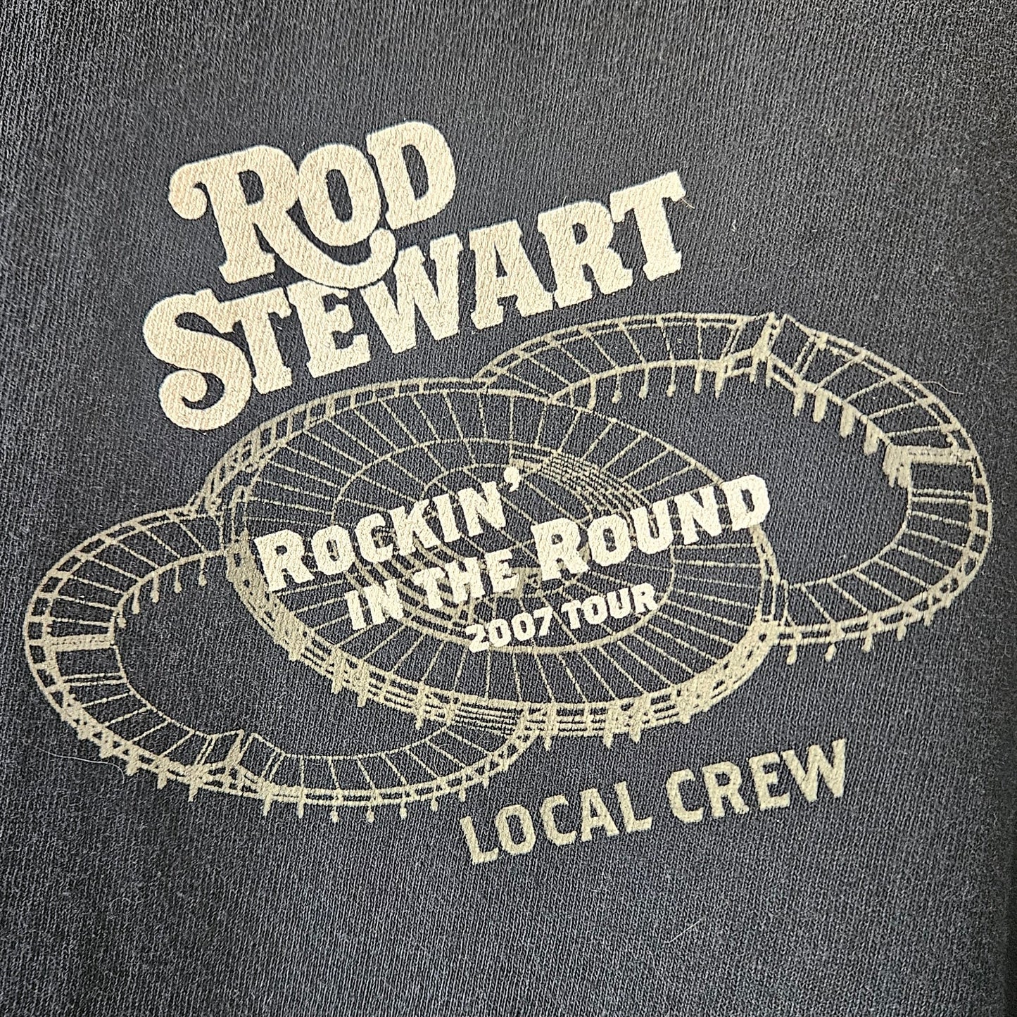 Rod Stewart 2007 Local Crew T-Shirt