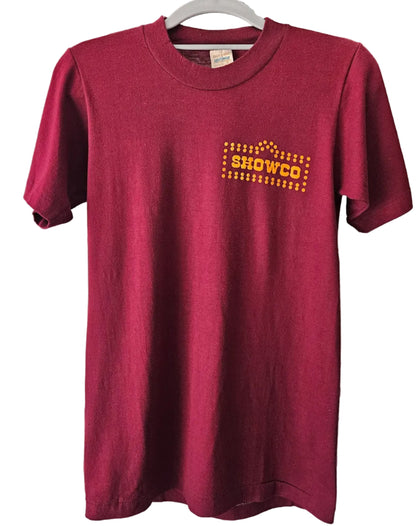 Showco The Who “It’s Hard” American Tour 1982 T-Shirt (Maroon)