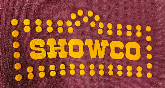 Showco The Who “It’s Hard” American Tour 1982 T-Shirt (Maroon)