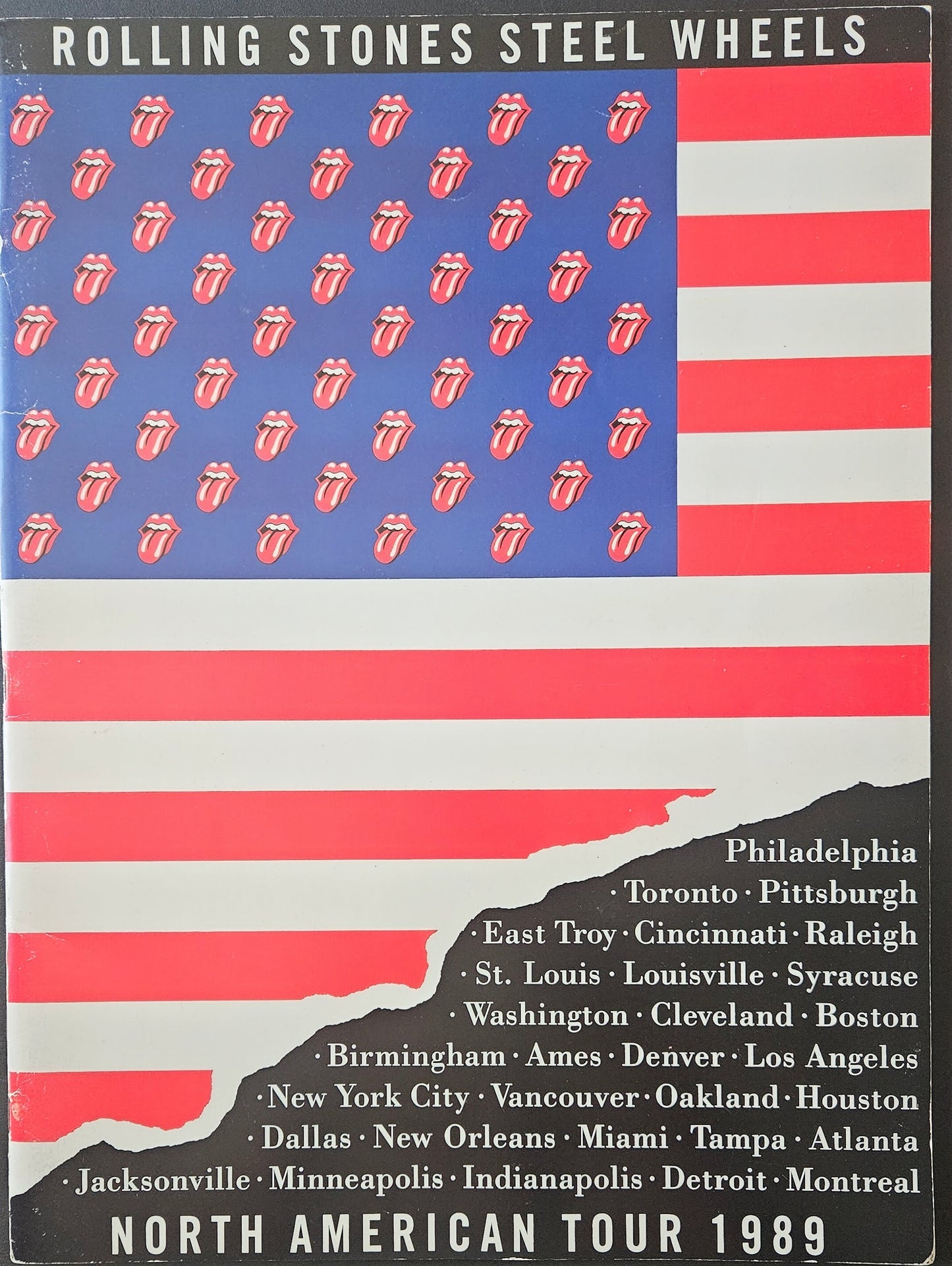 Rolling Stones Steel Wheels Tour Program (1989)