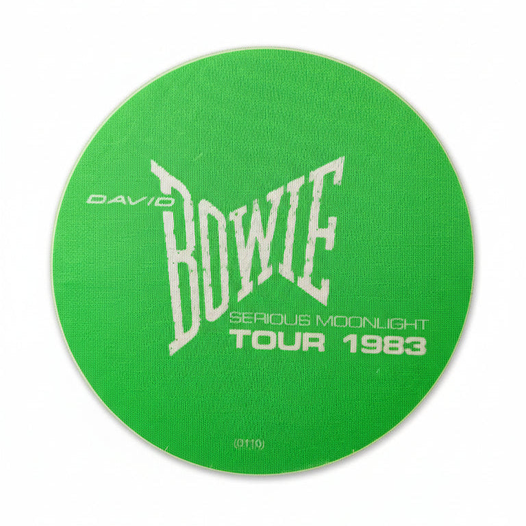 David Bowie Serious Moonlight Tour 1983 Stick-On Pass