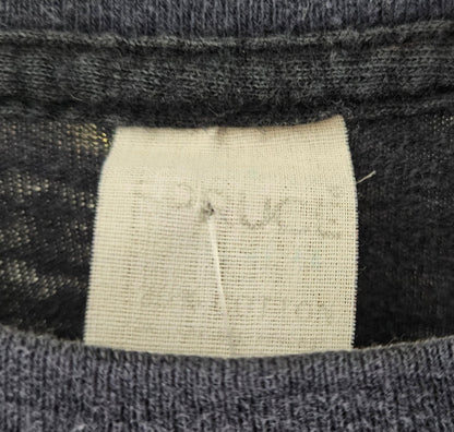 Led Zeppelin Survivor 1977 Black Shirt with Blue Lettering (Worn)