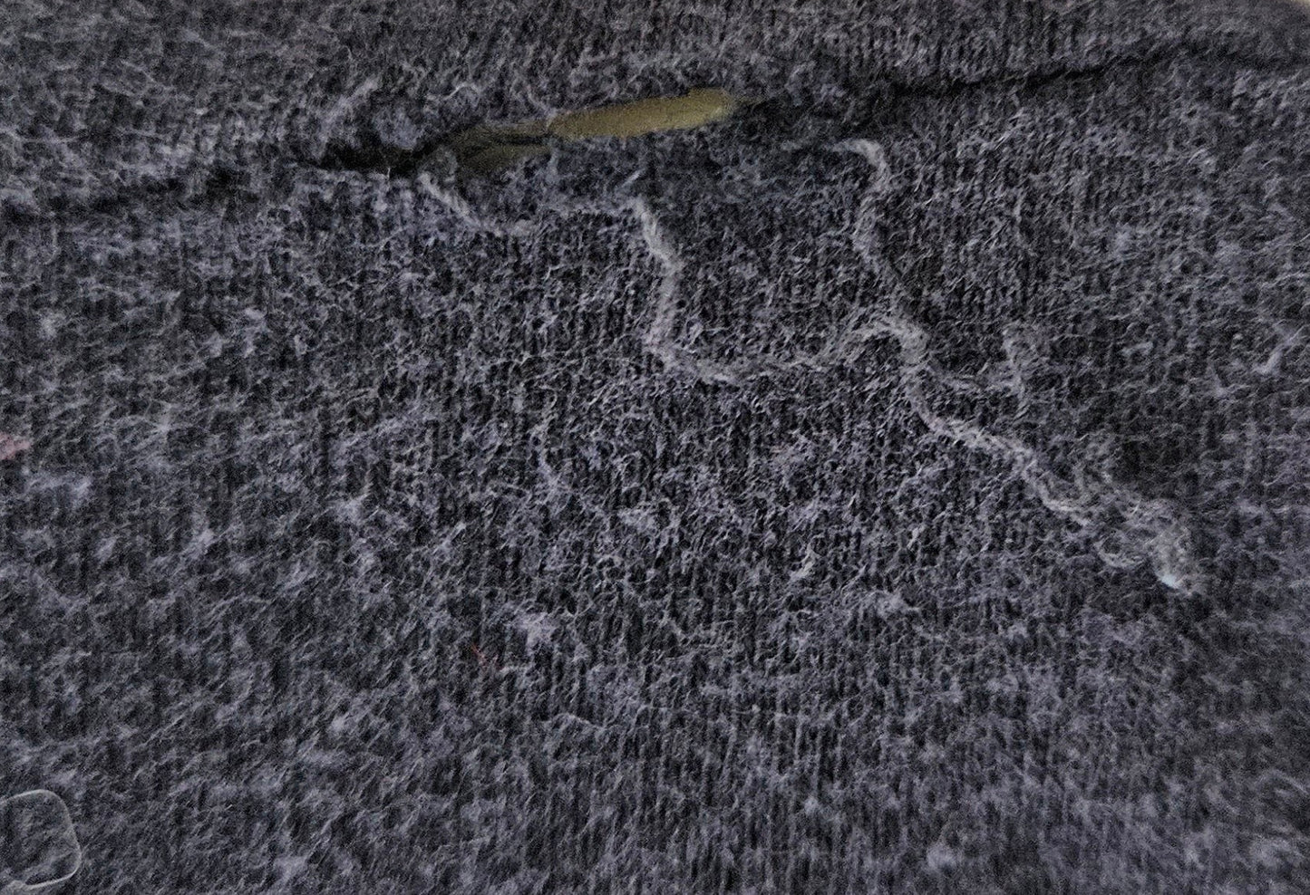 Led Zeppelin 1977 Black Shirt with Blue Lettering (L, Worn)