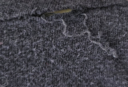 Led Zeppelin 1977 Black Shirt with Blue Lettering (L, Worn)