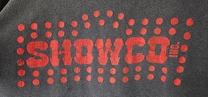 Led Zeppelin 1977 Black Shirt with Red Lettering (Worn)