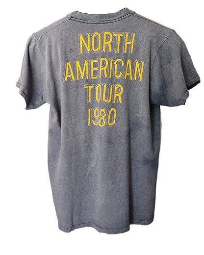 The Commodores North American Tour 1980 T-Shirt (Faded Black)