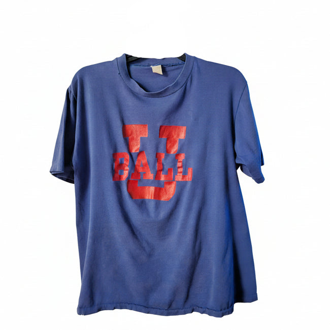 Ball U Blue-Red Vintage T-Shirt