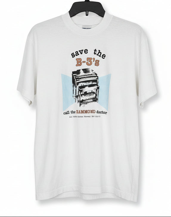 "Save the B-3's" Hammond Organ Novelty Tee — Doc. Morten Golten