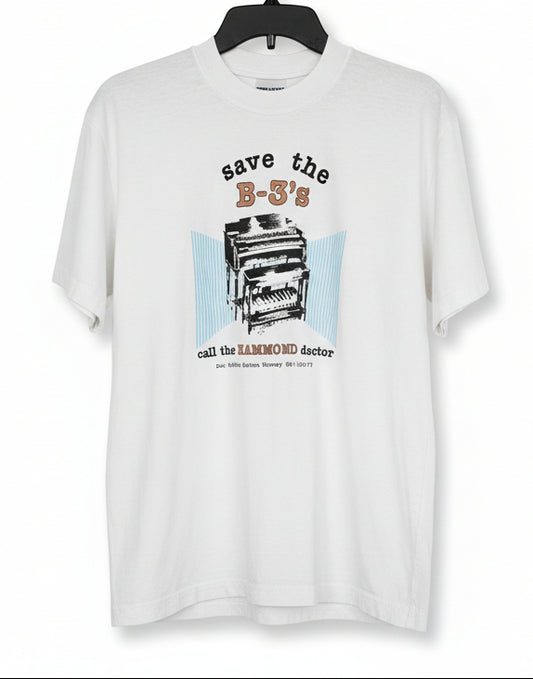 "Save the B-3's" Hammond Organ Novelty Tee — Doc. Morten Golten