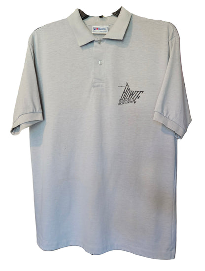 David Bowie Albatross Productions Polo Shirt – Size L (Grey, Used)