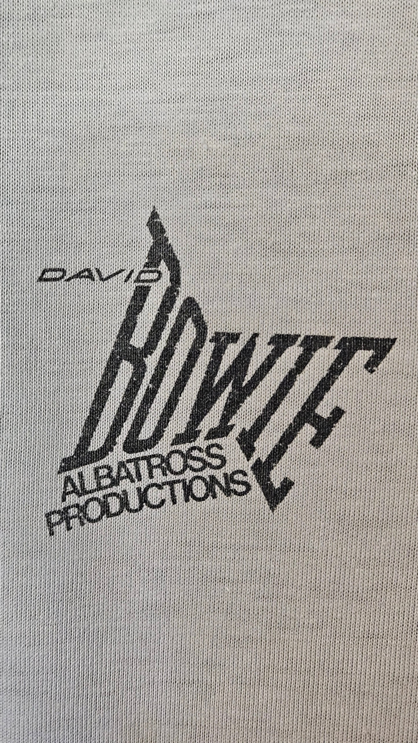 David Bowie Albatross Productions Polo Shirt – Size L (Grey, Used)