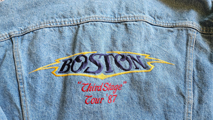 Boston Third Stage Tour '87 Vintage Denim Jacket – Pace Concerts
