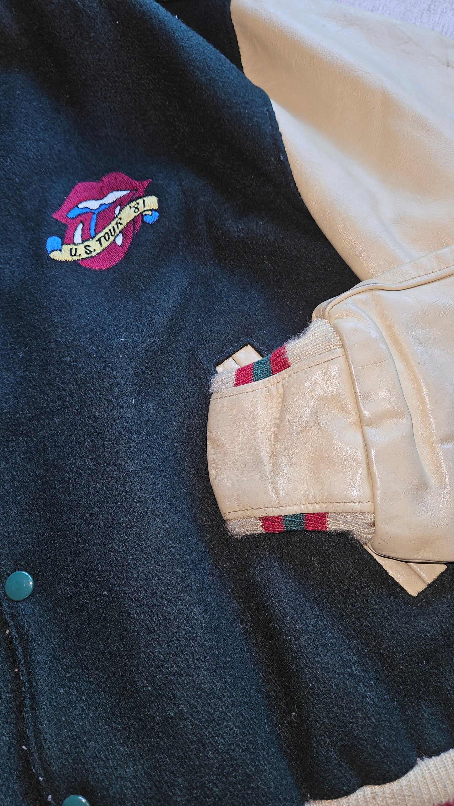 Rolling Stones US Tour 1981 Crew Jacket