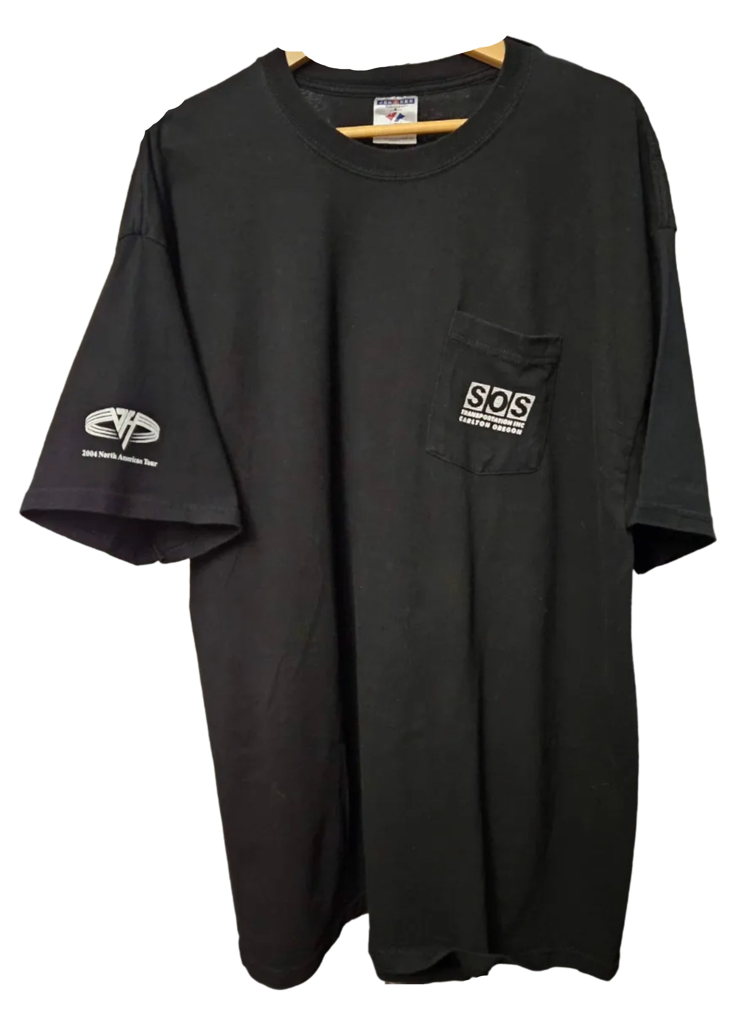 Van Halen 2004 North American Tour — SOS Transportation Crew Pocket Tee