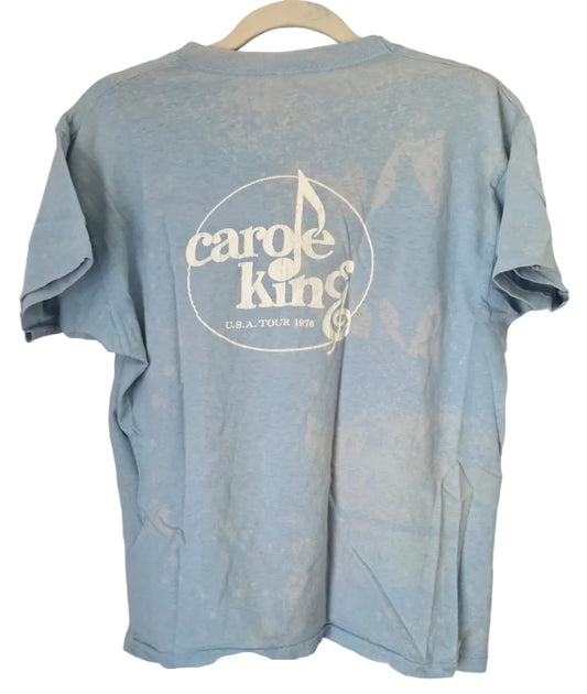 Showco Carole King USA Tour 1976 Crew Shirt (Blue)