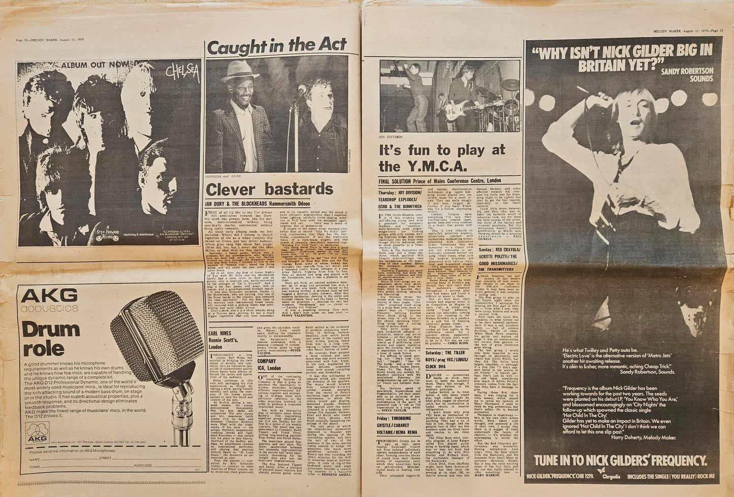 Melody Maker — August 11, 1979 | Bob Marley Cover, Led Zeppelin “In Through the Out Door” LP Review | Donnie “DK” Kretzschmar’s Closet