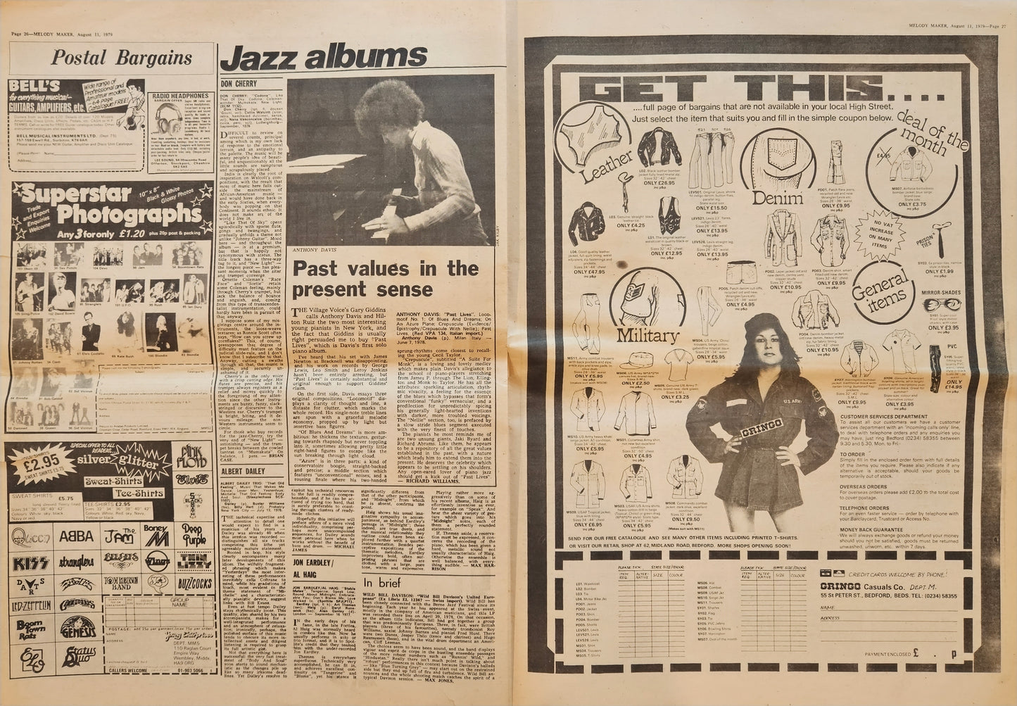 Melody Maker — August 11, 1979 | Bob Marley Cover, Led Zeppelin “In Through the Out Door” LP Review | Donnie “DK” Kretzschmar’s Closet