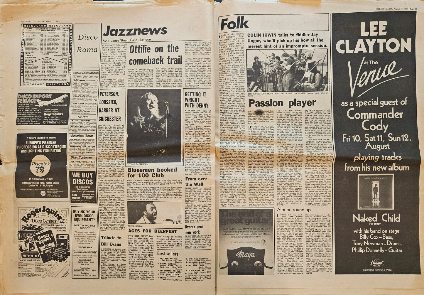 Melody Maker — August 11, 1979 | Bob Marley Cover, Led Zeppelin “In Through the Out Door” LP Review | Donnie “DK” Kretzschmar’s Closet