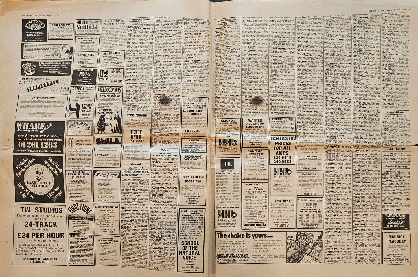 Melody Maker — August 11, 1979 | Bob Marley Cover, Led Zeppelin “In Through the Out Door” LP Review | Donnie “DK” Kretzschmar’s Closet