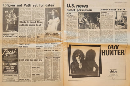 Melody Maker — August 11, 1979 | Bob Marley Cover, Led Zeppelin “In Through the Out Door” LP Review | Donnie “DK” Kretzschmar’s Closet