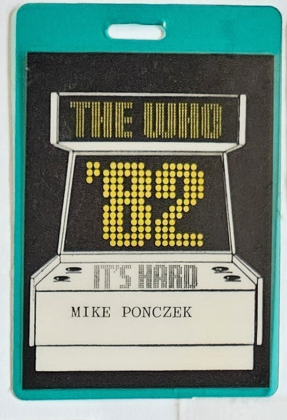 The Who – 1982 Tour Laminate | Mike Ponczek's Closet