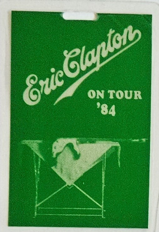 Eric Clapton – 1984 Tour Laminate | Mike Ponczek's Closet