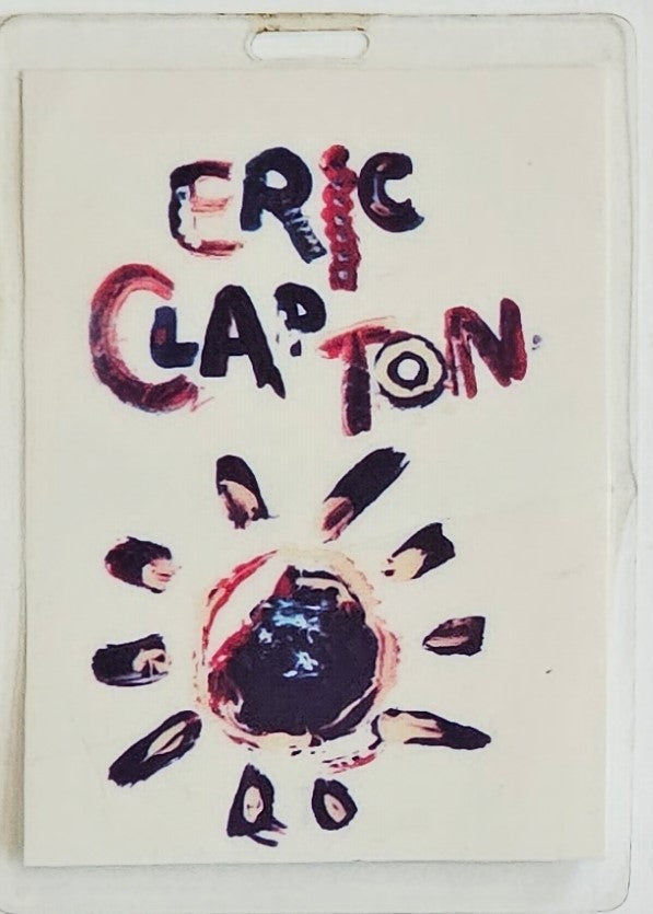 Eric Clapton Behind the Sun Tour Crew Laminate | Mike Ponczek's Closet