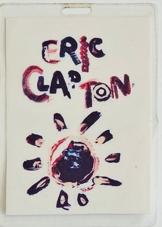 Eric Clapton Behind the Sun Tour Crew Laminate | Mike Ponczek's Closet
