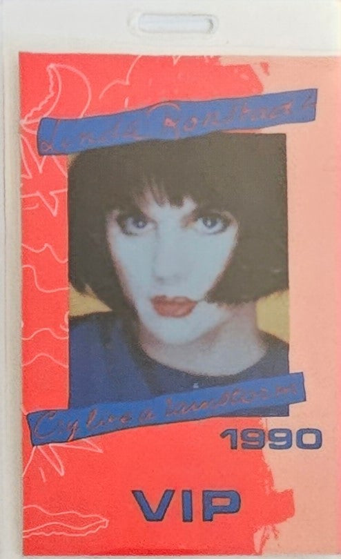 Linda Ronstadt – 1990 VIP Laminate | Mike Ponczek's Closet