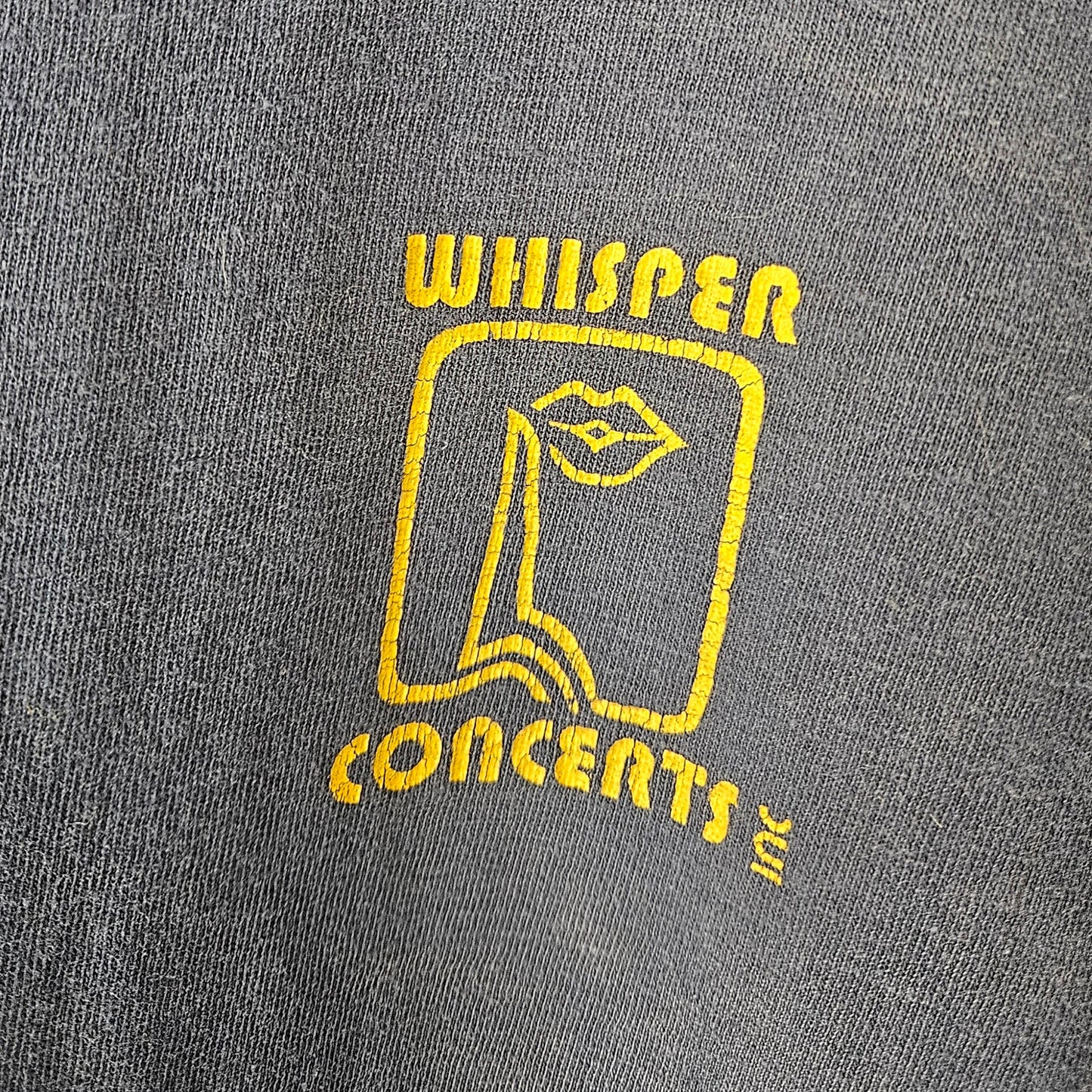 Average White Band “Whisper Concerts” 9/11/76 Vintage Crew T-Shirt | Bill “Doc” Gans Closet