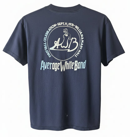 Average White Band “Whisper Concerts” 9/11/76 Vintage Crew T-Shirt | Bill “Doc” Gans Closet