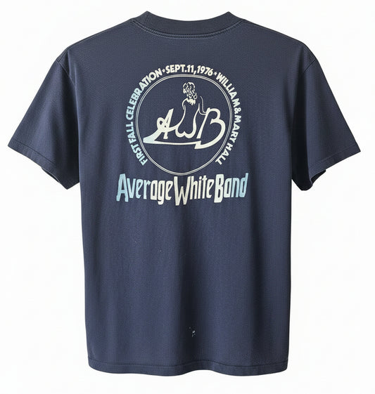 Average White Band “Whisper Concerts” 9/11/76 Vintage Crew T-Shirt | Bill “Doc” Gans Closet