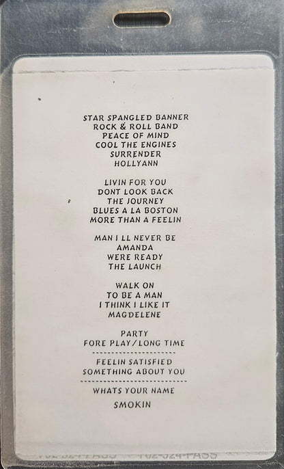 Boston – Photo ID All Area Access Laminate | Johnny "JW" Roberts Closet