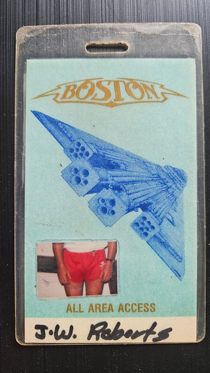 Boston – Photo ID All Area Access Laminate | Johnny "JW" Roberts Closet