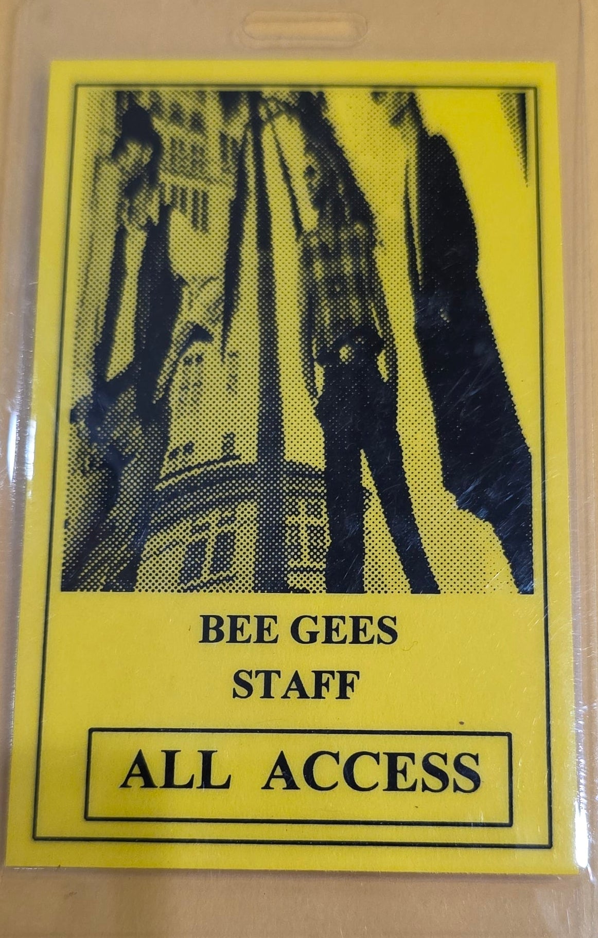Bee Gees – Taratata Staff All Access Laminate, Johnny Roberts | Johnny "JW" Roberts Closet