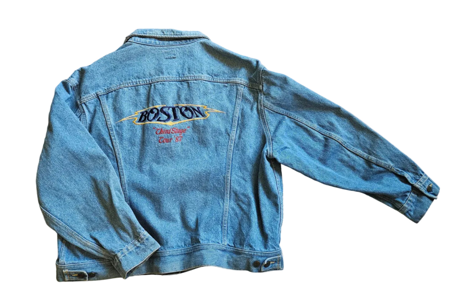 Boston Third Stage Tour '87 Vintage Denim Jacket – Pace Concerts
