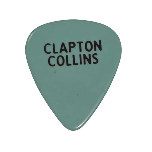 Eric Clapton, Phil Collins, Nathan East & Greg Phillinganes 1986 Tour Guitar Pick | Mike Ponczek Collection
