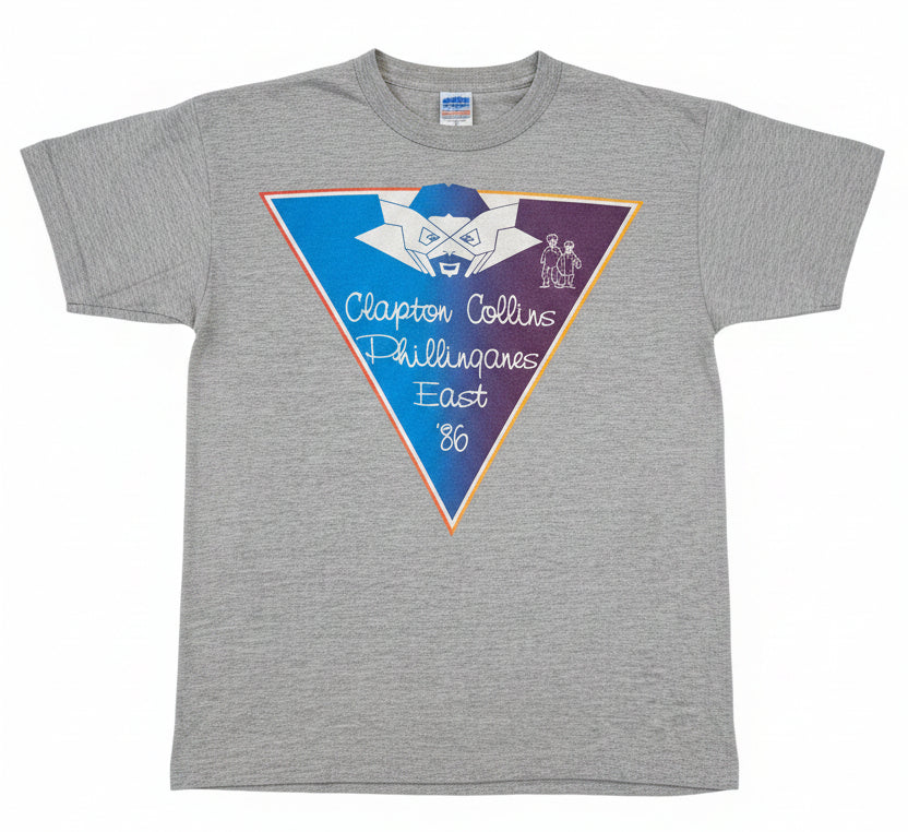 Clapton Collins Phillinganes East 86 tour tee - front triangle graphic