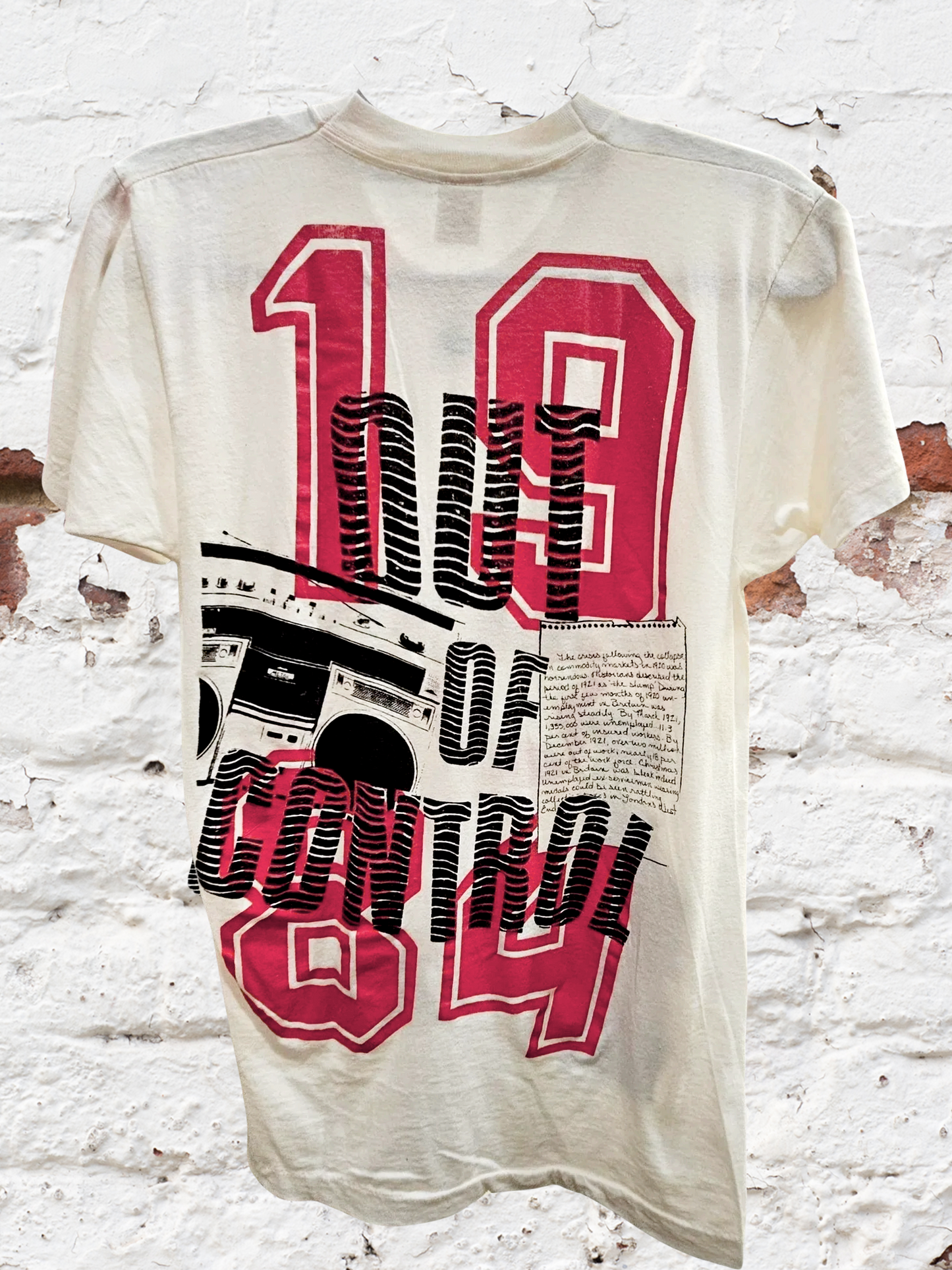 THE CLASH - RARE - Out of Control - 1984 - T-Shirt