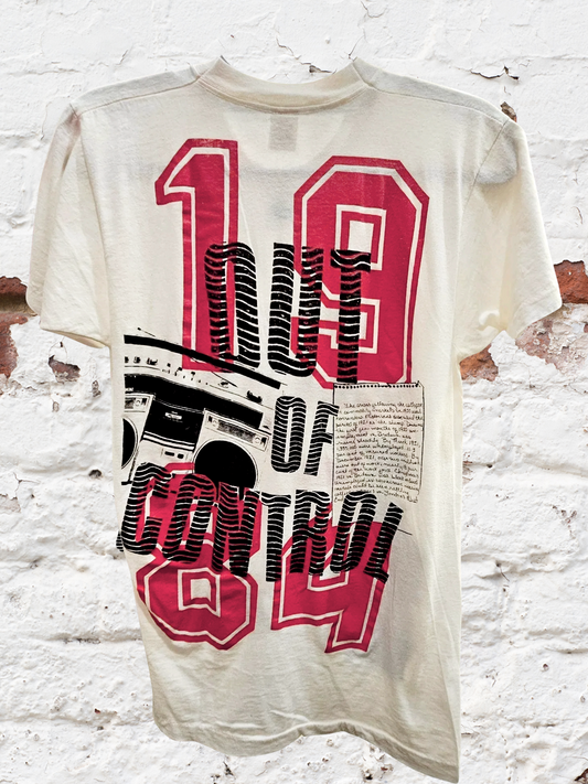 THE CLASH - RARE - Out of Control - 1984 - T-Shirt